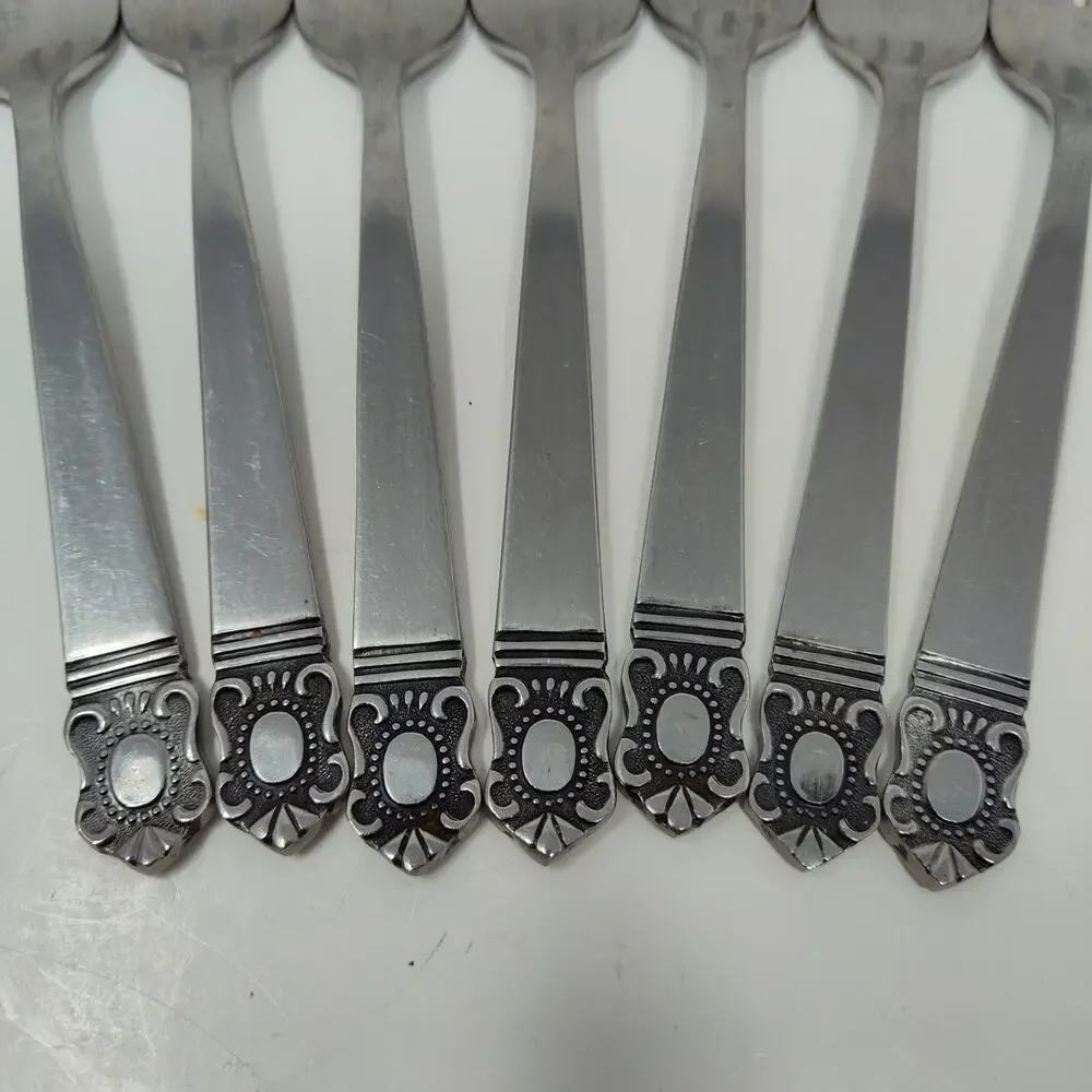 7X SF Hanford Forge Mystique Stainless Japan Silverware Salad Forks Flatware